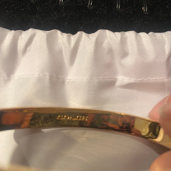 COACH black & white enamel bracelet - Picture 5 of 5